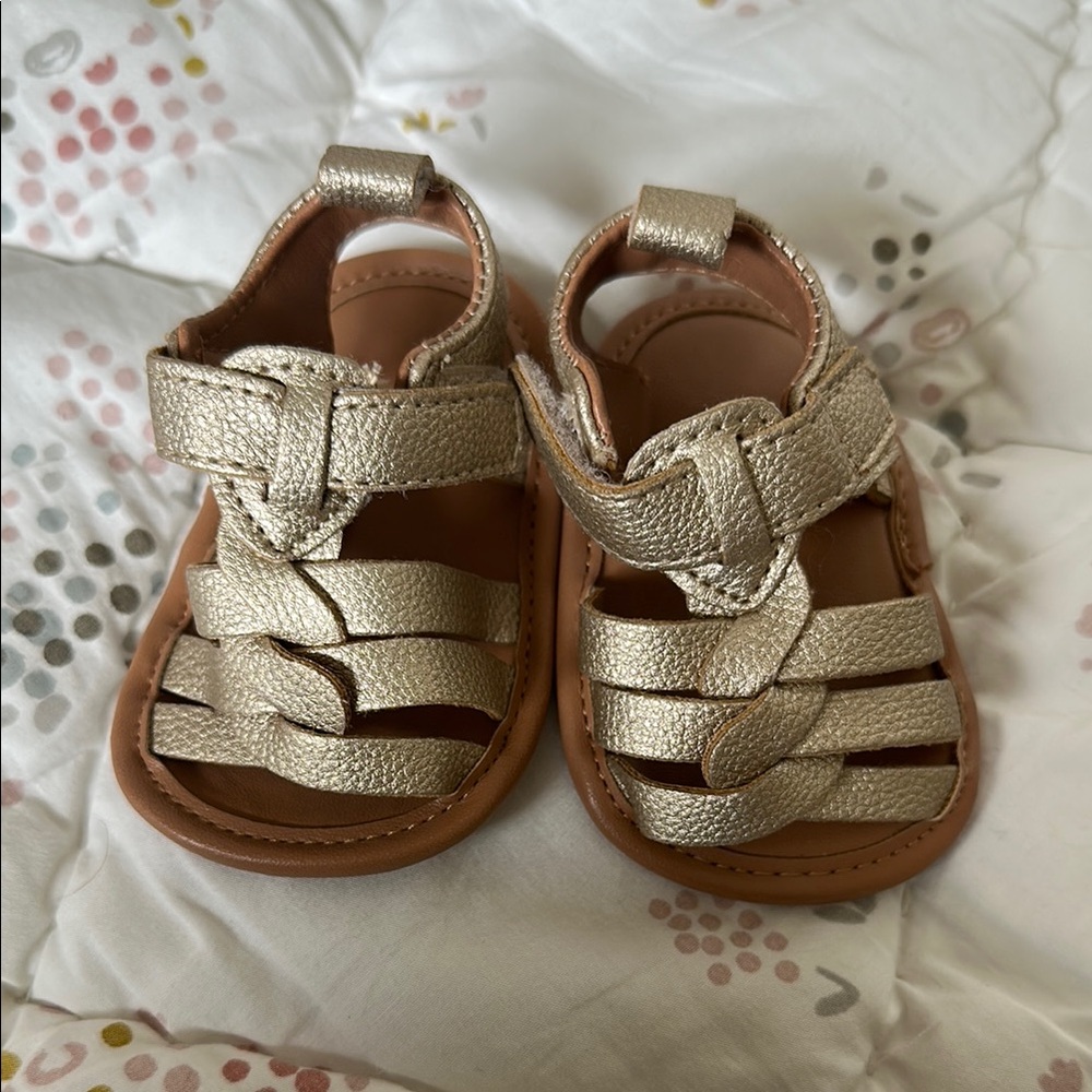 Gold Baby Sandals